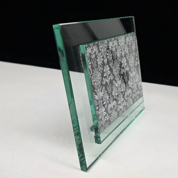 All Glass Picture Photo Frame Easel Back 7x5" - Picture 2 of 10